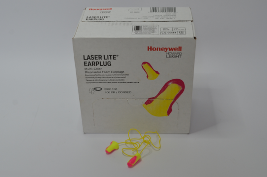 Honeywell Laser Lite Earplugs - box of 100